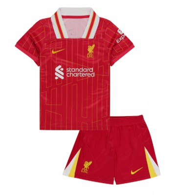 Liverpool Hjemmebanesæt Børn 2024-25 Kort ærmer (+ korte bukser)